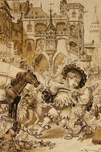 パンタグリュエルの幼少期 作： Albert Robida