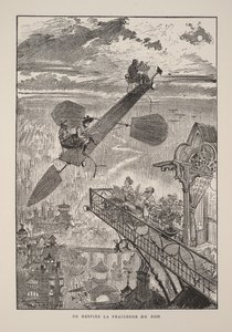 20世紀のイラスト：電気生活 作： Albert Robida