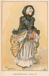 ルイ15世の下のパリジャン 作： Albert Robida