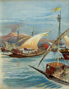 第6次イタリア戦争 作： Albert Robida