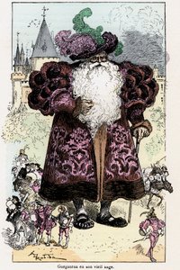 不明な画像 作： Albert Robida