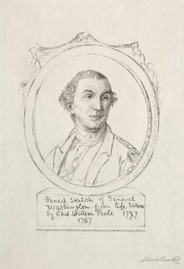 ジョージワシントン、1898年。 作： Albert Rosenthal
