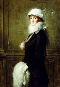 フィラデルフィアのH.ブライアンオーズリー夫人の肖像 作： Albert Rosenthal
