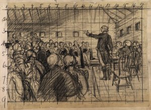 軍事独裁を阻止するワシントン 作： Albert Sterner