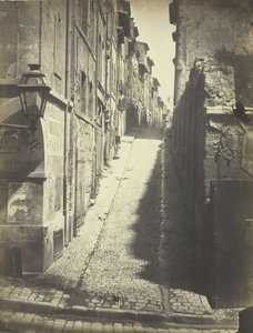 Rue des Grands Carmes、Rue Ste からの眺め。 マーサ、1862年。 作： Albert Terris