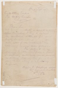 コンテスト編集者への手紙、1917年9月23日 作： Albert Warbrick