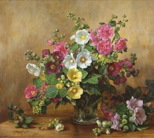 9月下旬のAB257 Hollyhocks 作： Albert Williams