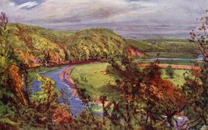 The Horseshoe Bend, Redscar (カラーリトグラフ) 作： Albert Woods