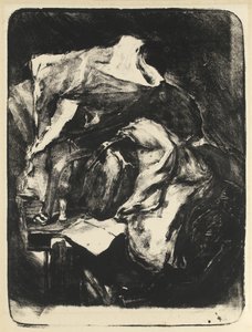 ドクターズグラッドストーンバッグと帽子、1900年頃 作： Albert de Belleroche