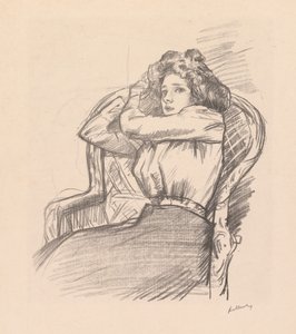 無題 (「バベット」) 作： Albert de Belleroche
