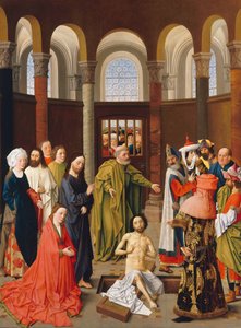 ラザロの復活、1455年頃 作： Albert van Ouwater