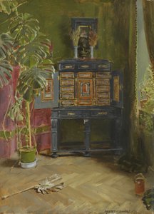 グリーンルーム、1882 作： Albert von Keller