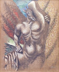 クレタ島 作： Alberto (1891 1952) Savinio