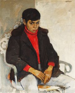 ローリーモロッコの肖像画 作： Alberto Morrocco