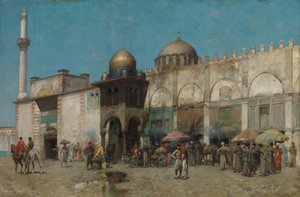 モスク、1886年。 作： Alberto Pasini