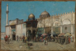 モスク。 1886 作： Alberto Pasini