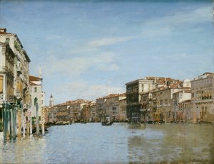 大運河、ヴェネツィア 作： Alberto Pasini