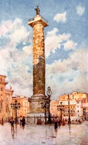 マルクスアウレリウス、コロンナ広場の列 作： Alberto Pisa