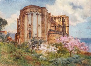 大聖堂の北東ビュー、チェファル 作： Alberto Pisa
