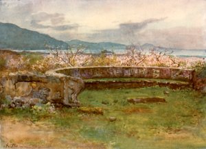 半円形のベンチ墓 作： Alberto Pisa