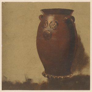 明るい背景にケルンの瓶 作： Albertus Steenbergen
