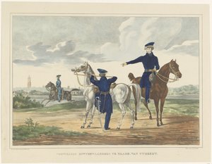1830年、ユトレヒトからの馬に乗った自主休養所 馬に乗った自発的休憩所、ヴァン ユトレヒト (オブジェクトのタイトル)