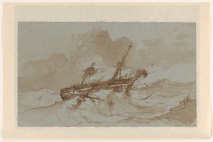 公海のツーマスター 作： Albertus van Beest
