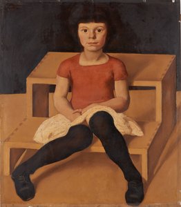 1920年、芸術家の次女、イラ。 作： Albin Egger Lienz