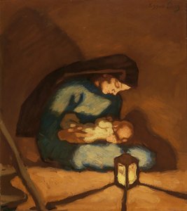 マドンナ、c。 1922年。 作： Albin Egger Lienz