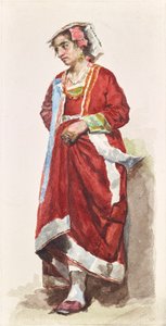 女性の衣装研究 - イタリア中部 作： Albin Stein