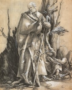 森のひげを生やした聖人c。 1516 作： Albrecht Dürer