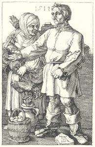 農産物を販売する農家の方々 作： Albrecht (after) Durer or Duerer