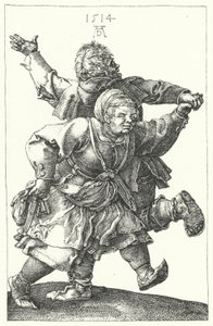 踊る農民のカップル 作： Albrecht (after) Durer or Duerer