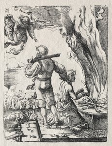 アブラハムの犠牲 作： Albrecht Altdorfer