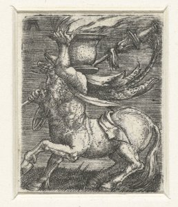 火の鍋を運ぶケンタウロス 作： Albrecht Altdorfer