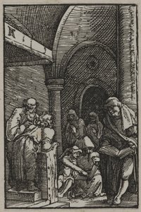 医者の中のキリスト、1515年頃（木版画） 作： Albrecht Altdorfer