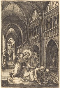 両替商を追放するキリスト 作： Albrecht Altdorfer