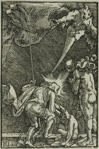 人間の堕落と贖罪』より「虚無へのキリスト 作： Albrecht Altdorfer