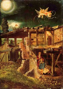ドイツ語：Die Geburt Christi キリストの誕生 作： アルブレヒト・アルトドルファー