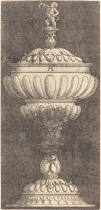 幼児ヘラクレスを上にしたゴブレット 作： Albrecht Altdorfer