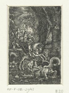 聖ジョージはドラゴンを殺す 作： Albrecht Altdorfer