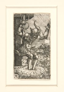 テヴェレ川に飛び込むホレス・コクレス 作： Albrecht Altdorfer