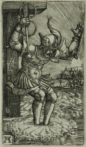テヴェレ川に飛び込むホラティウス・コクレス 作： Albrecht Altdorfer