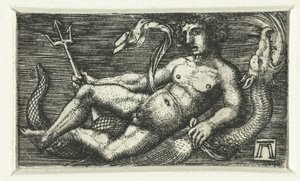 リクライニングネプチューン 作： Albrecht Altdorfer