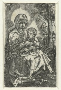 マリアは土地で親切に会いました レーゲンスブルクの美しいマリア 作： Albrecht Altdorfer