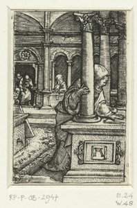 メアリーはシナゴーグで息子を探す 作： Albrecht Altdorfer