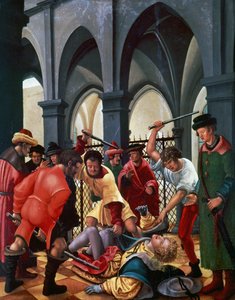 聖フロリアンの殉教 作： Albrecht Altdorfer