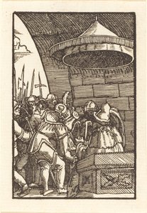 手を洗うピラト 作： Albrecht Altdorfer