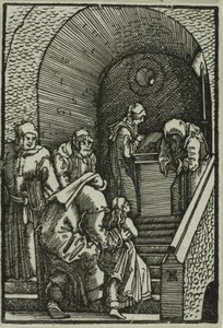 『人間の堕落と贖い』より聖母の贈呈 作： Albrecht Altdorfer