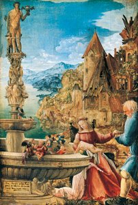 エジプトへのフライトでの休息 作： Albrecht Altdorfer